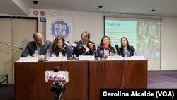 Presentación del informe sobre la situación de los DDHH en Venezuela de la organización Provea, el martes 9 de mayo de 2023 en Caracas.