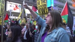 Demonstran Pro-Palestina Penuhi Times Square, New York