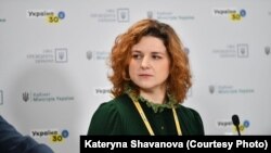 Олена Паренюк, радіобіологиня та старша наукова співробітниця Інституту проблем безпеки АЕС НАН України. Фото: Facebook/Kateryna Shavanova