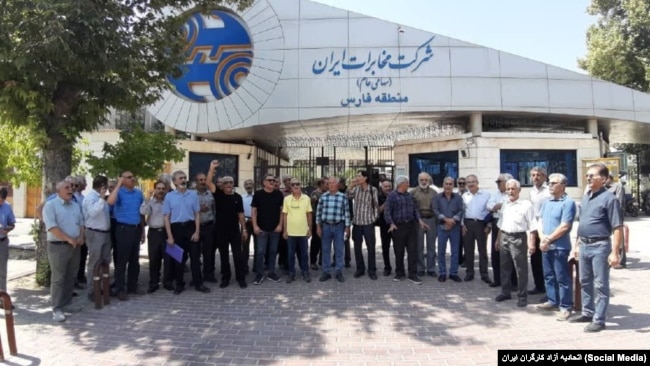 اعتراضات بازنشستگان مخابرات، فارس، دوشنبه ۲۰ شهریور ۱۴۰۲