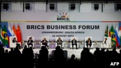 Le forum des Brics à Johannesburg, le 22 août 2023.