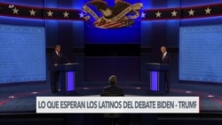 Lo que esperan los latinos del debate Biden - Trump