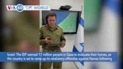 VOA60 World - IDF warned 1.1 million people in Gaza to evacuate their homes