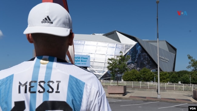 En Fotos | Argentinos se movilizan en Atlanta ante el arranque de la Copa América