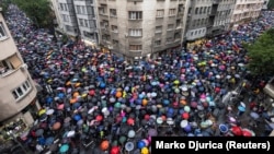 Četvrti protest "Srbija protiv nasilja" u Beogradu