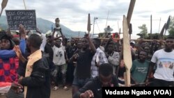 Fishermen protest in Uvira, Eastern DRC
