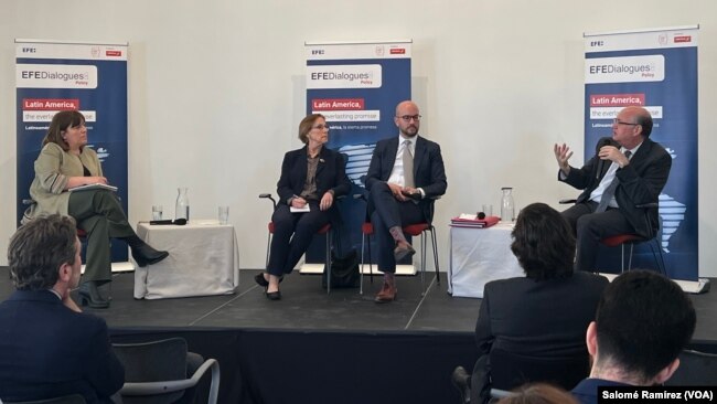 El evento "Latinoamérica: La eterna promesa", celebrado en el Centro Cultural de España en Washington, el 18 de abril de 2018.