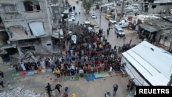 ISRAEL-PALESTINIANS/GAZA-EID-PRAYERS