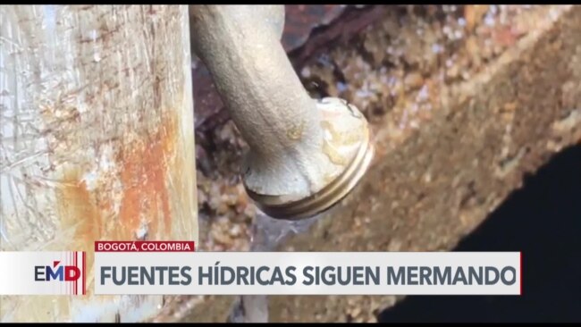 Autoridades de Bogotá consideran racionar aún más agua