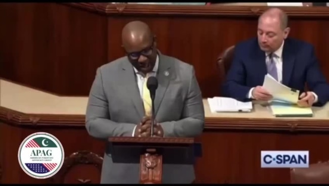 Resolution supporting Pak Day in US
Congress man Jamaal Bowman
