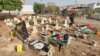 El cementerio del campo de refugiados palestinos de Nur Shams