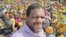 Sengezo Tshabangu at a CCC rally in Zimbabwe