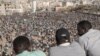 Some 10,000 protesters turned out to support Senegalese opposition leader Ousmane Sonko March 14, 2023 in Dakar, Senegal. (Annika Hammerschlag/VOA)
