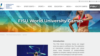 The home page of the FISU World University Games, being held this summer in Chengdu, China.