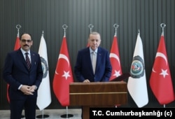 MİT Müsteşarı İbrahim Kalın ve Recep Tayyip Erdoğan