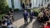 U.S. House Speaker Kevin McCarthy and Senate Minority Leader Mitch McConnell speak to reporters after debt limit talks with U.S. President Joe Biden at the White House in Washington, May 9, 2023. 