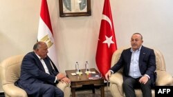 وزيران خارجه ترکیه و مصر 