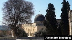 La Mezquita de Al Aqsa, construida hace casi de 1.000 años y la mayor de Jerusalén. 