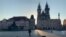 Prague Old Town, pictured on July 10, 2024. The city has long been a hub for dissident writers, among them Russian journalists fleeing repression under President Vladimir Putin. (Jessica Jerreat/VOA)