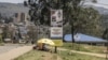 An electoral poster is seen in the Msunduza district of Mbabane, Eswatini, Sept. 30, 2023. The southern African nation has secured continued eligibility for benefits under the U.S African Growth and Opportunity Act (AGOA) for the 39 companies currently trading under AGOA.