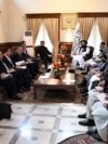 The Uzbek delegation, led by Foreign Minister Bakhtiyor Saidov, holds talks in Kabul with the Taliban leaders, March 12, 2024. (Uzbekistan MFA)