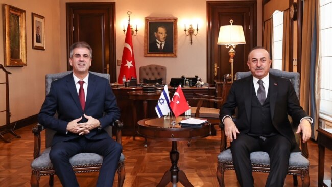 İsrail Dışişleri Bakanı Eli Cohen-Dışişleri Bakanı Mevlüt Çavuşoğlu