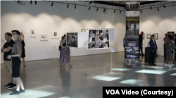 Виставка "Погляд зблизька: конфліктове мистецтво з України" у галереї університету Джорджа Мейсона в Арлінгтоні у США
