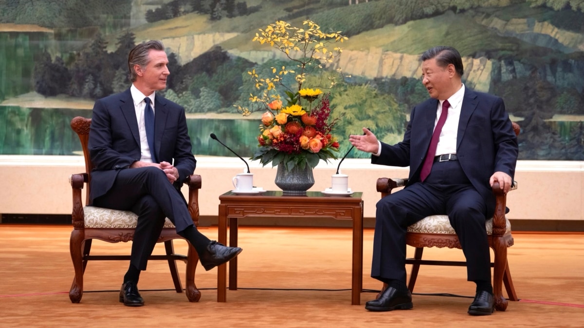 California Governor Newsom Meets China’s President Xi