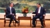 FILE - California Governor Gavin Newsom meets with Chinese President Xi Jinping at the Great Hall of the People in Beijing on Oct. 25, 2023.