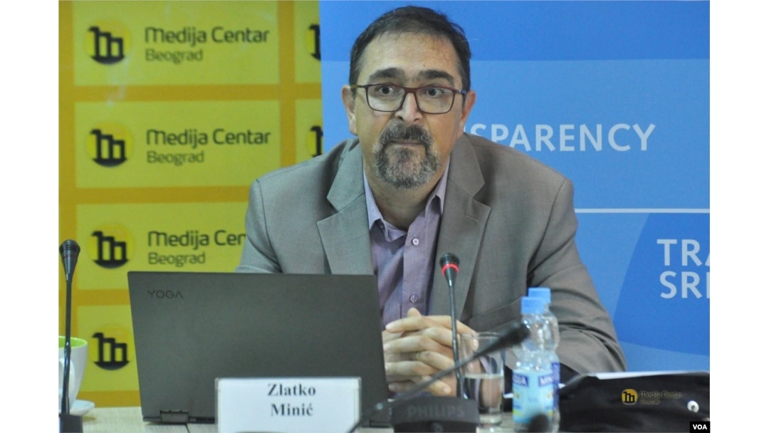 Zlatko Minić, koordinator istraživanja organizacije Transparentnost Srbija (foto: Medija centar Beograd)