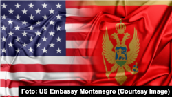 ILUSTRACIJA - američka i crnogorska zastava (Foto: US Embassy Montenegro)