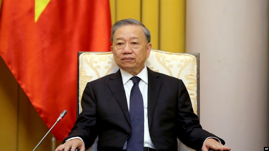 资料照：越南共产党新任总书记苏林