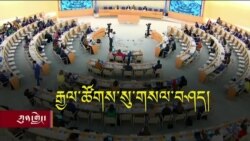 རྒྱལ་ཚོགས་ཀྱི་ཚོགས་ཆེན་དུ་བོད་གནས་སྙན་སེང་ཞུས་པ། 