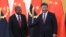 FILE - Angola's President Joao Lourenco and Chinese President Xi Jinping prepare for their bilateral meeting at the Great Hall of the People in Beijing, Sunday, Sept. 2, 2018. 