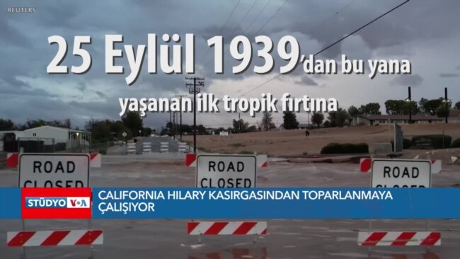 California Hilary Kasırgası'nın ardından toparlanmaya çalışıyor