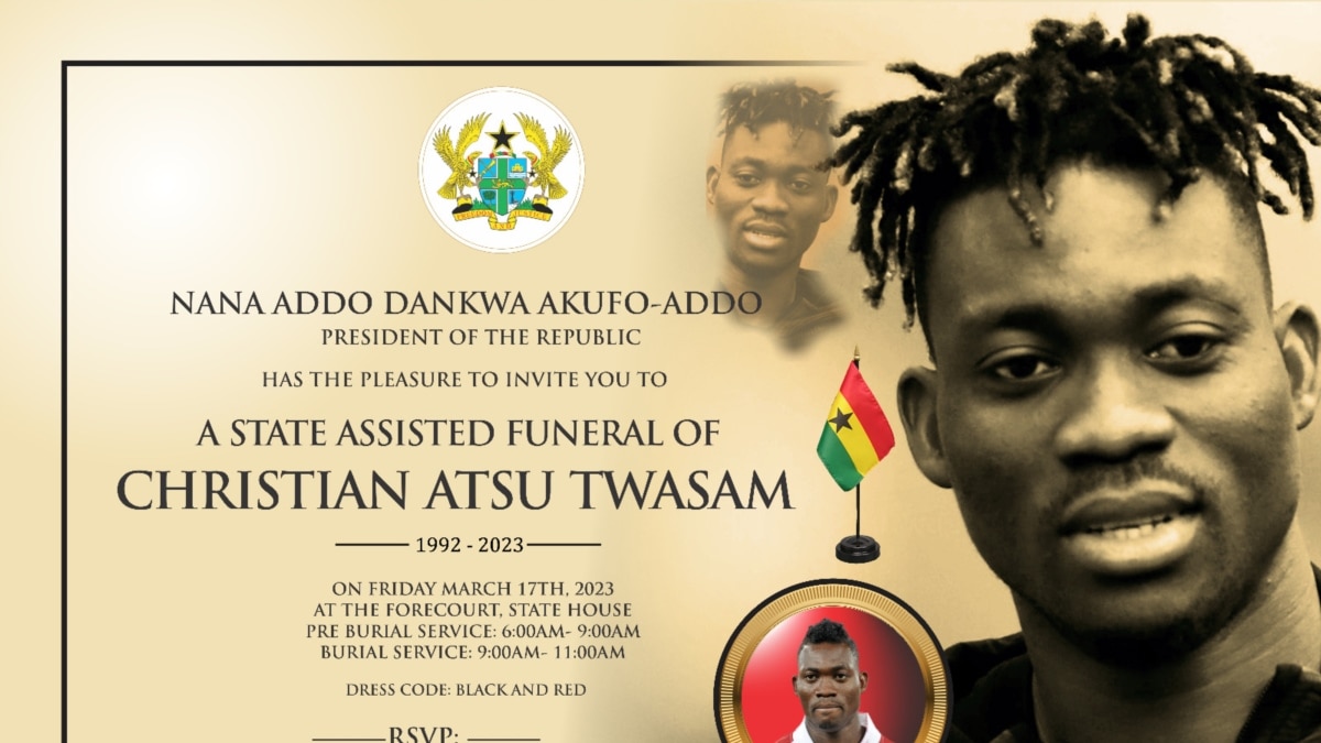 Ghana Gives State Salute to Footballer Atsu