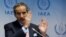 International Atomic Energy Agency Director General Rafael Grossi addresses a news conference during an IAEA board of governors meeting in Vienna, Austria, March 6, 2023. 