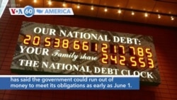 VOA60 America - Fitch Warns on US Credit Rating Amid Debt Ceiling Negotiations