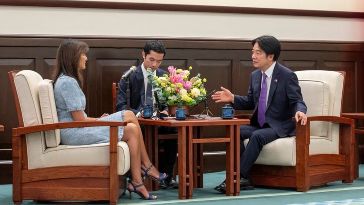 台湾总统赖清德会见美国前驻联合国大使妮基·黑利