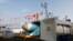 A missile system is displayed in an unveiling ceremony at a naval base near the Indian Ocean in the southern Iranian port of Konarak, some 850 miles (1,400 kilometres) southeast of the capital, Tehran, Iran, Dec. 24, 2023.