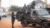 FILE - Military forces secure an area in Anambra, Nigeria, Feb. 24, 2023. On May 16, 2023, armed men attacked a U.S. embassy convoy in southeast Anambra state.