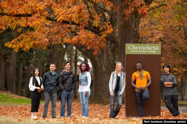 FILE--Students at Chemeketa Community College in Salem, Oregon. (Courtesy Photo, Chemeketa Community College/Terri Jacobson)