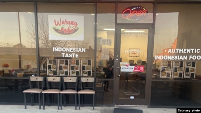 Restoran Warung Indo di Houston milik diaspora Indonesia, Ida Edwards (dok: Ida Edwards)