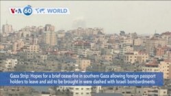 VOA60 World - Israeli bombardments intensifies ahead of an expected ground invasion in Gaza