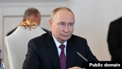 Rusiya Prezidenti Vladimir Putin (Mənbə: Azərbaycan Prezidentinin Administrasiyası)