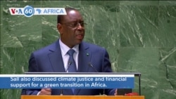 VOA60 Africa - Macky Sall: Recent coups in Niger and Gabon “are of “grave concern”