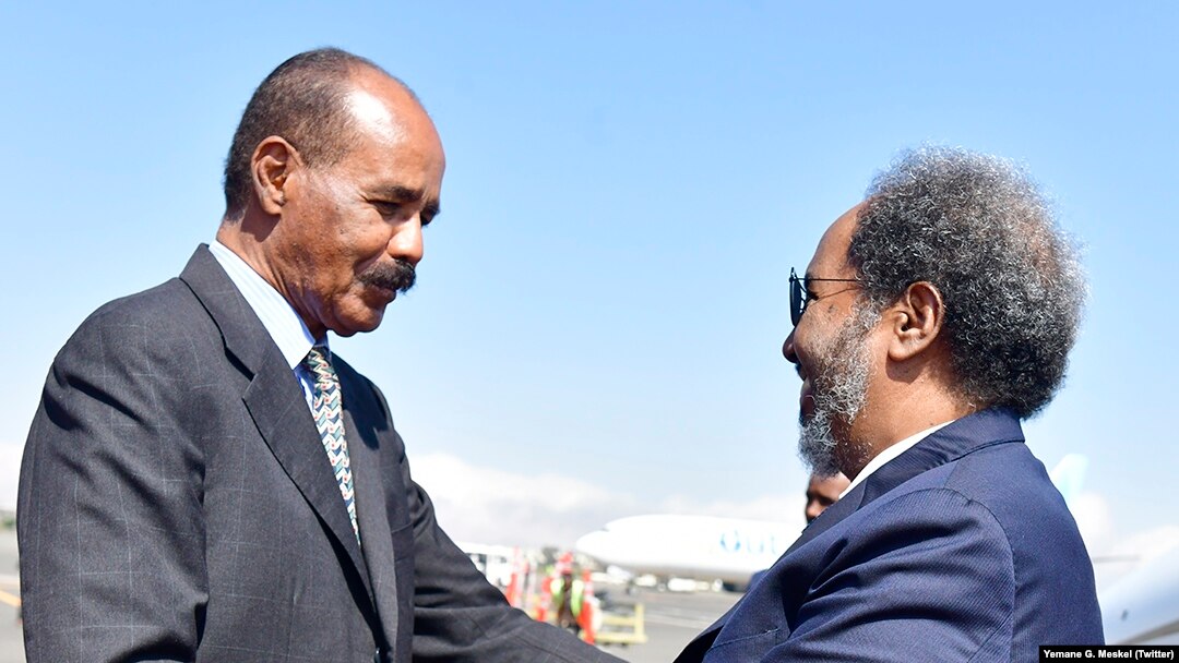 President Isaias Afwerki and President Hassan S. Mohamud 