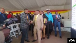 UMeya Jacob Mafume emhlanganweni omkhulu owenziwe ngoLwesibili eHarare.