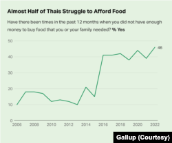 Almost half of Thais struggle to afford food - Survey