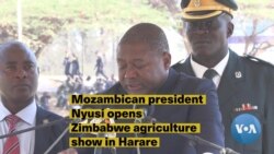 Mozambican president Nyusi opens Zimbabwe agriculture show in Harare